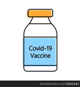 Vaccine against COVID-19. Immunization or vaccination. Vector illustration