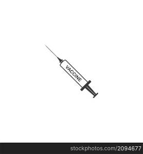 Vaccine syringe icon vector illustration design.