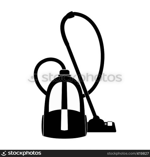 Vacuum cleaner black simple icon for web and mobile devices. Vacuum cleaner black simple icon