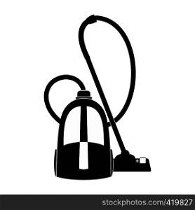 Vacuum cleaner black simple icon for web and mobile devices. Vacuum cleaner black simple icon