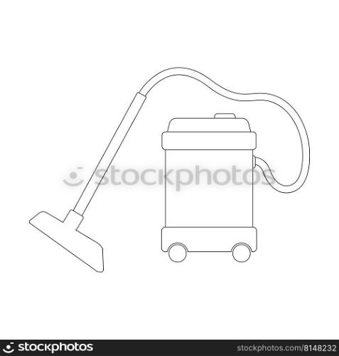 vacuum cleaner icon vector illustration logo design