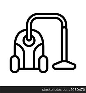 vacuum cleaner icon vector line style