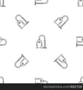 Vacuum cleaner pattern seamless vector repeat geometric for any web design. Vacuum cleaner pattern seamless vector