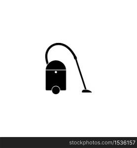 Vacuum cleaner vector icon template