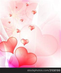 Valentine&acute;s Day background, vector