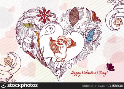 valentine&acute;s day vector background