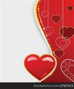 Valentine&acute;s Day vector card
