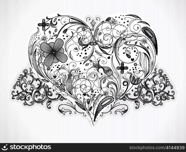 valentine background vector illustration