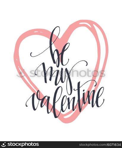 Valentine Day and Love lettering collection. Vector illustration. Valentine Day and Love lettering collection. Vector illustration EPS10