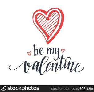 Valentine Day and Love lettering collection. Vector illustration. Valentine Day and Love lettering collection. Vector illustration EPS10