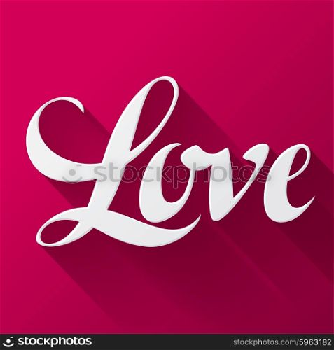 Valentine day background with word love on pink background. Design greeting cards and banners. Concept for wedding invitation. Valentine day background with word love on pink background. Design greeting cards and banners. Concept for wedding invitation.