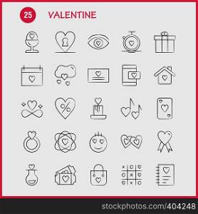Valentine Hand Drawn Icon Pack For Designers And Developers. Icons Of Flask, Love, Romantic, Valentine, Love, Gift, Heart, Valentine, Vector