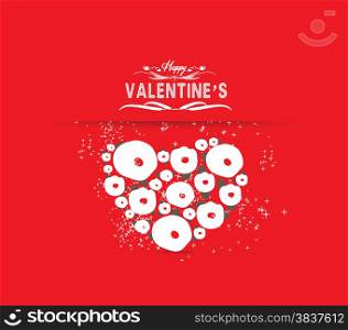 valentine heart greeting card