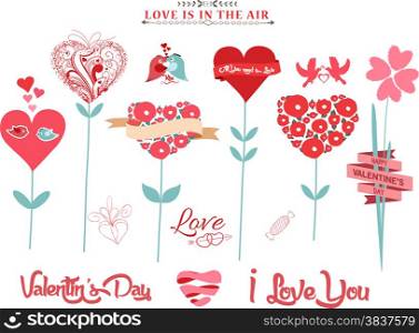 valentine hearts tree