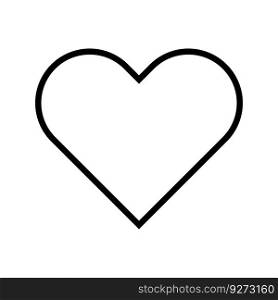 valentine icon and love icon vector illustration logo design
