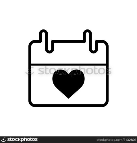 valentine icon : Calendar