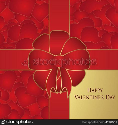 valentine illustration of a abstract background with hearts