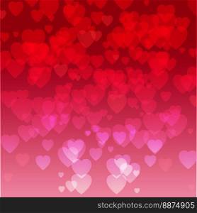Valentine&rsquo;s Day background with heart. Vector illustration. Place for text. Romantic background.
