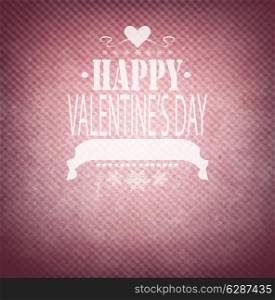 Valentine&rsquo;s Day Background With Title Inscription