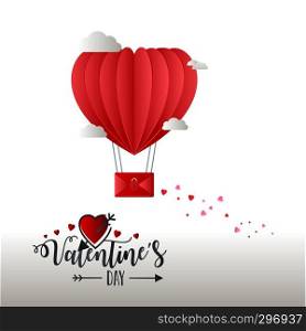 Valentine's Day Heart balloon 2019 background