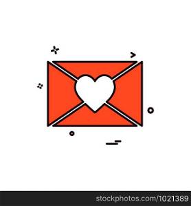 Valentine&rsquo;s day icon design vector