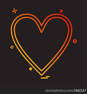 Valentine&rsquo;s day icon design vector 
