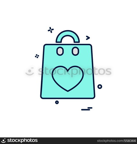 Valentine's day icon design vector