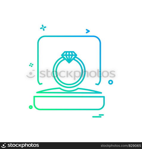 Valentine's day icon design vector