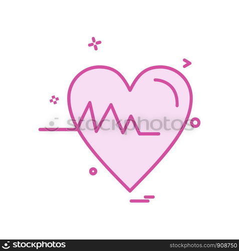 Valentine's day icon design vector