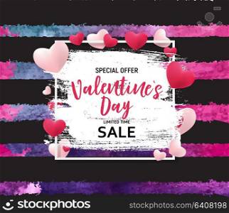 Valentine&rsquo;s Day Love and Feelings Sale Background Design. Vector illustration EPS10. Valentine&rsquo;s Day Love and Feelings Sale Background Design. Vector illustration