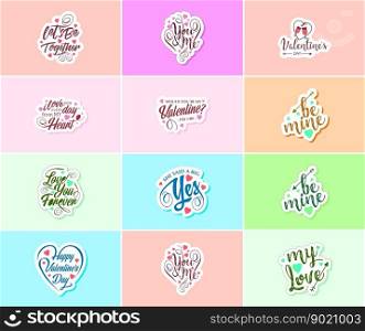 Valentine’s Day  A Time for Love and Stunning Visual Stickers