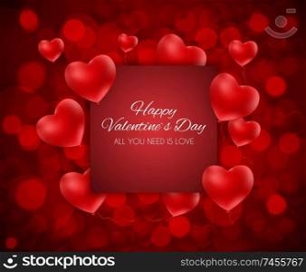 Valentine s Day Heart Love and Feelings Background Design. Vector illustration EPS10. Valentine s Day Heart Love and Feelings Background Design. Vector illustration
