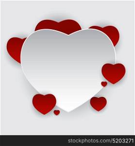 Valentine s Day Heart Symbol. Love and Feelings Background Design. Vector illustration EPS10. Valentine s Day Heart Symbol. Love and Feelings Background Desig