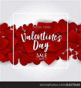 Valentine s Day Love and Feelings Sale Background Design. Vector illustration EPS10. Valentine s Day Love and Feelings Sale Background Design. Vector illustration