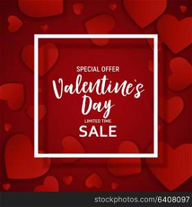 Valentine s Day Love and Feelings Sale Background Design. Vector illustration EPS10. Valentine s Day Love and Feelings Sale Background Design. Vector illustration