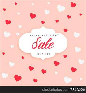 valentine’s day sale poster design background