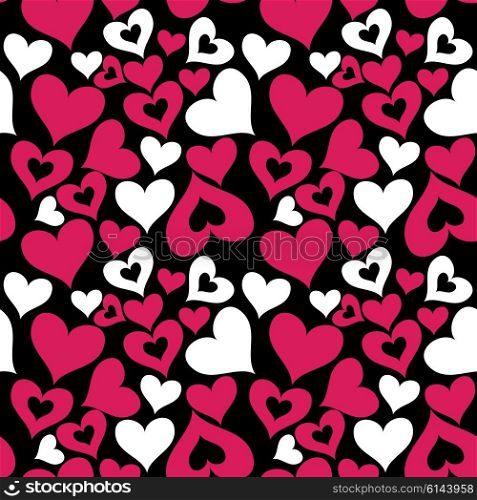 Valentine Seamless Hearts Pattern EPS10. Valentine Seamless Hearts Pattern