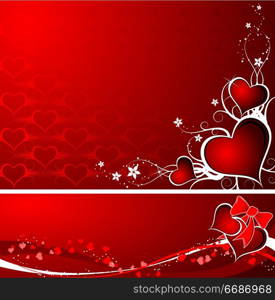 Valentines background, vector