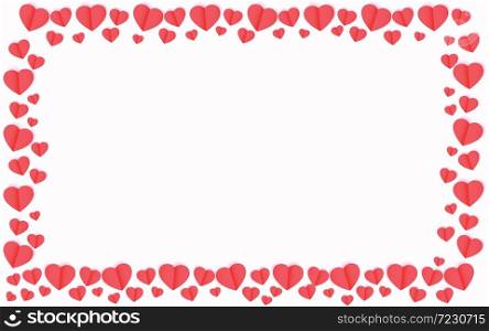 Valentines card with line heart and all you need is love phrase