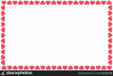 Valentines card with line heart and all you need is love phrase