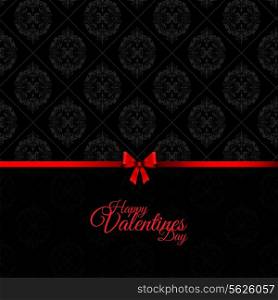 Valentines Day background with a Damask style pattern
