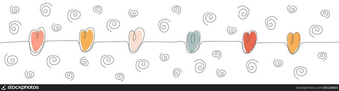 Valentines day background with hearts. Love. Be my Valentine. Vector illustration