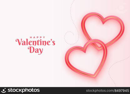 valentines day cute love hearts greeting background