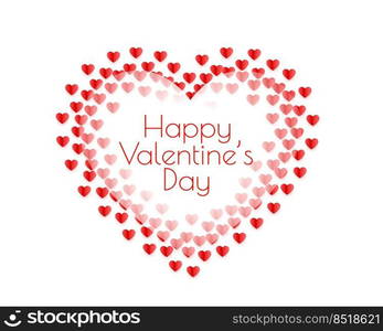 valentines day decorative hearts background design