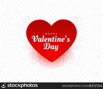 valentines day heart background with decoration