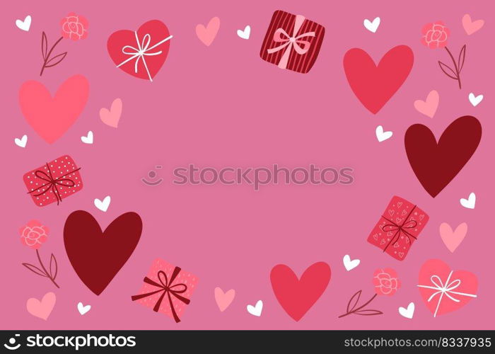 valentines day love heart theme background