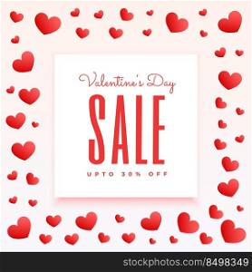 valentines day sale card for social media promotion