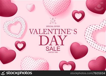 Valentines Day Sale, Discont Card. Vector Illustration. EPS10. Valentines Day Sale, Discont Card. Vector Illustration