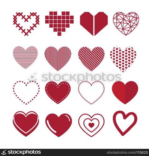 valentines day. valentines day love heart romance vector art illustration