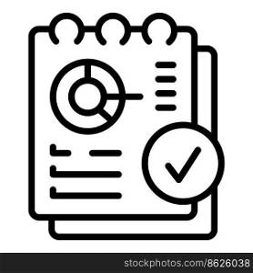 Value service icon outline vector. Business plan. Security money. Value service icon outline vector. Business plan